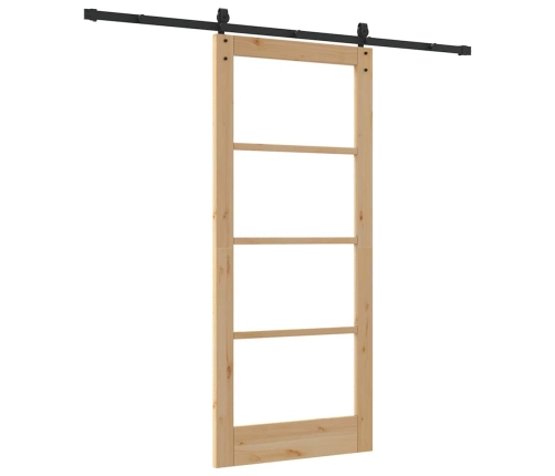 Bīdāmās Durvis Ar Aparatūras Komplektu Orkdal86X198.5 Cm Vidaxl