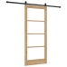 Bīdāmās Durvis Ar Aparatūras Komplektu Orkdal86X198.5 Cm Vidaxl