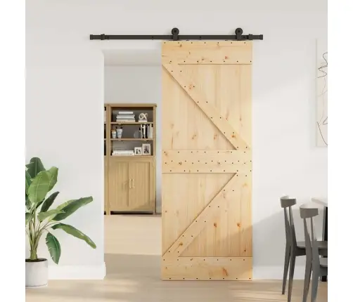 Liuguks Tarvikutega 80 X 210 cm Männipuit