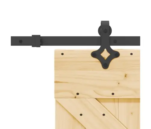 Bīdāmās Durvis Ar Stiprinājumiem, 85X210 Cm, Priedes Masīvkoks Vidaxl