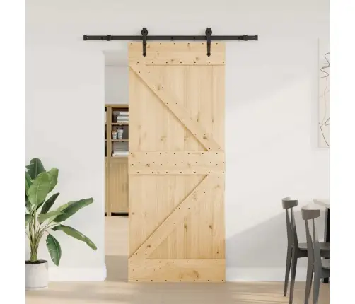 Liuguks Tarvikutega, 85 X 210 cm Männipuit