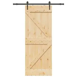 Liuguks Tarvikutega 80 X 210 cm Männipuit