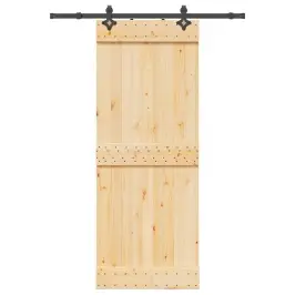 Liuguks Tarvikutega 80 X 210 cm Männipuit