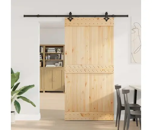 Liuguks Tarvikutega, 100 X 210 cm Männipuit