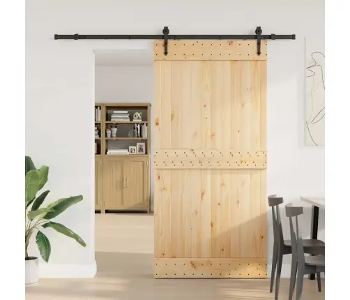 Liuguks Tarvikutega, 100 X 210 cm Männipuit