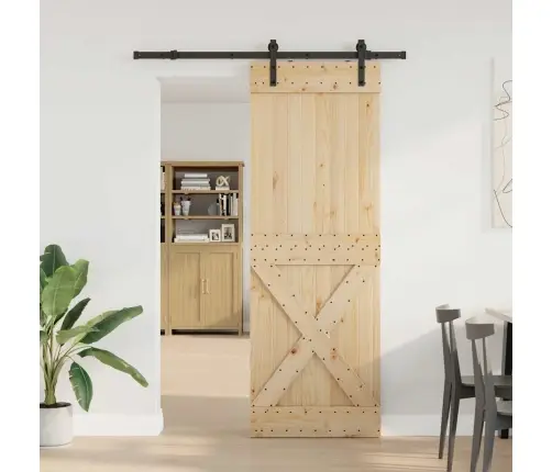 Liuguks Tarvikutega 80 X 210 cm Männipuit