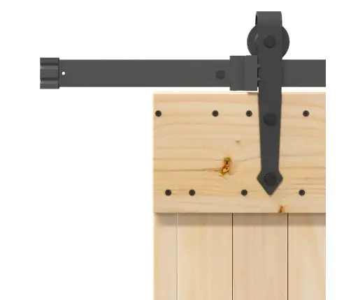 Stumdomos Durys Su Įrangos Rinkiniu, 70X210cm Pušies Masyvas