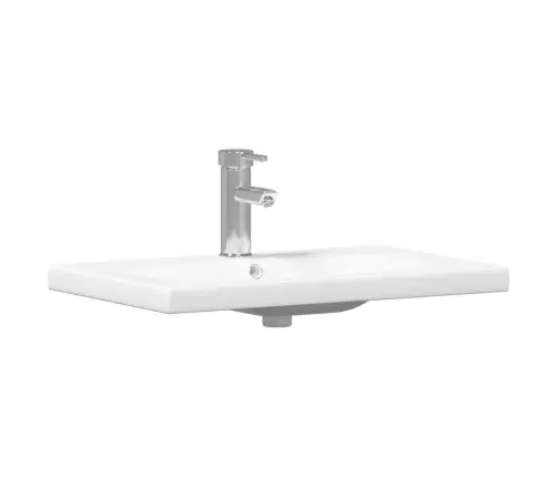 Vannas Istabas Skapītis Ar Iebūvētu Izlietni No Inženiertehniskā Koka Vidaxl