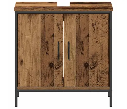 2 Daļu Vannas Istabas Mēbeļu Komplekts Vecais Koks Izstrādāts Koks Vidaxl