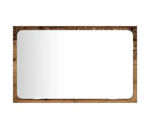 Vonios Baldų Rinkinys Tvirtinamas Prie Sienos Apdirbta Mediena