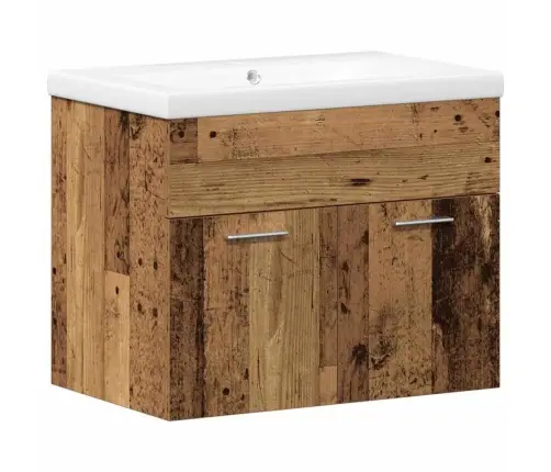 Vannas Istabas Mēbeļu Komplekts Ar Uzglabāšanu 3 Pcs Vecs Koks Vidaxl