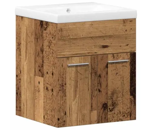 Vannas Istabas Mēbeļu Komplekts Ar Uzglabāšanu 3 Pcs Vecs Koks Vidaxl