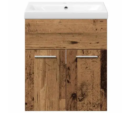 Vannas Istabas Mēbeļu Komplekts Ar Uzglabāšanu 3 Pcs Vecs Koks Vidaxl