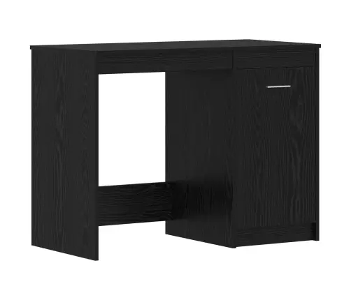 Galds 2 Pcs Melns Ozols 140 X 50 X 76 Cm Inženierijas Koks Vidaxl