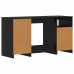 Galds 2 Pcs Melns Ozols 140 X 50 X 76 Cm Inženierijas Koks Vidaxl