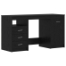 Galds 2 Pcs Melns Ozols 140 X 50 X 76 Cm Inženierijas Koks Vidaxl