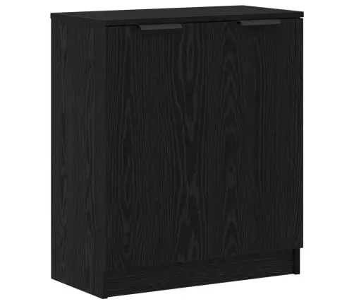 Puse 3 Pcs Melns Ozols 121 X 30 X 70 Cm Inženierijas Koks Vidaxl