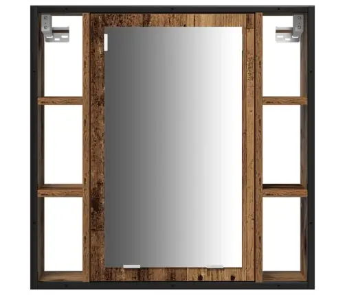 Vannas Istabas Skapju Komplekts Ar Plauktu 3 Pcs Vecs Koks Vidaxl