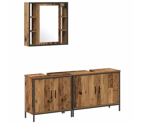 Vannas Istabas Mēbeļu Komplekts 3 Pcs Brūna 60 X 16 X 60 Cm Vidaxl Vannas Istabas Mēbeļu Komplekts 3 Pcs Brūna 60 X 16 X 60 Cm Vidaxl