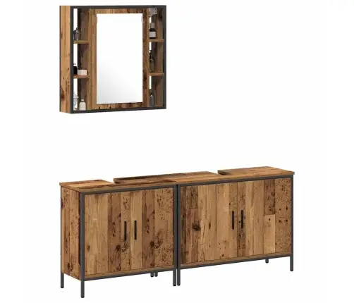 Vannas Istabas Mēbeļu Komplekts 3 Pcs Brūna 60 X 16 X 60 Cm Vidaxl Vannas Istabas Mēbeļu Komplekts 3 Pcs Brūna 60 X 16 X 60 Cm Vidaxl