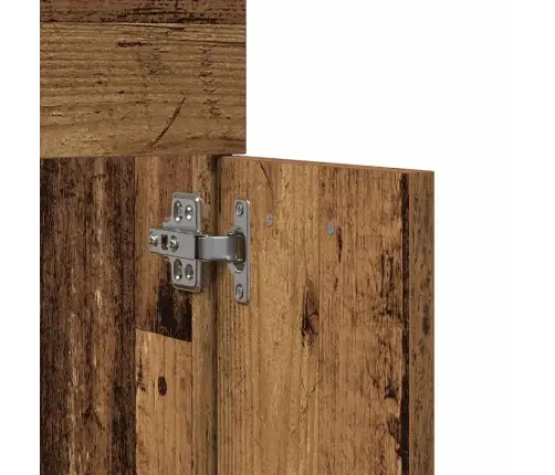 Vonios Baldų Komplektas 4 Pcs Senovinis Medis 41 X 38.5 X 46 Cm