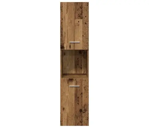 Vonios Baldų Komplektas 4 Pcs Senovinis Medis 41 X 38.5 X 46 Cm
