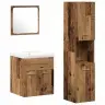 Vannitoa Mööblikomplekt 4 Pcs Vana Puit 41 X 38.5 X 46 Cm