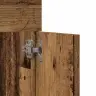 Vannas Istabas Mēbeļu Komplekts Ar Uzglabāšanu 4 Pcs Vecs Koks Vidaxl