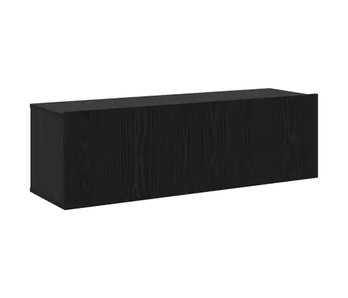 Telerikapi Komplekt 4 Pcs Must Tamm 30.5 X 30 X 110 Cm