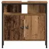 Vannitoa Mööbleset 4 Pcs Vana Puit 33 X 33 X 185.5 Cm Tehispuit