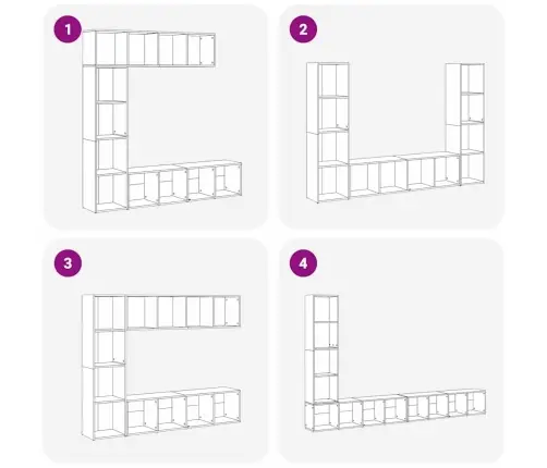 Grāmatu Plaukti 3 Gabali Melna Ozola 36X30X143 Cm Inženierijas Koks Vidaxl