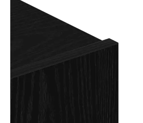 Tv Spintelių Komplektas 4 Pcs Juoda Ąžuolo 80 X 30 X 30 Cm