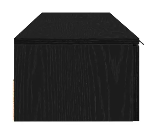 Sienas Skapji 2 Gab Melns Ozols 68 X 30 X 20 Cm Inženierijas Koks Vidaxl