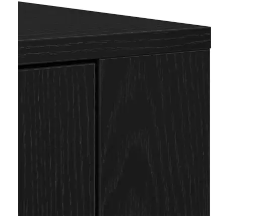 Bufetas Juoda Ąžuolo 240 X 33 X 70 Cm Apdirbta Mediena