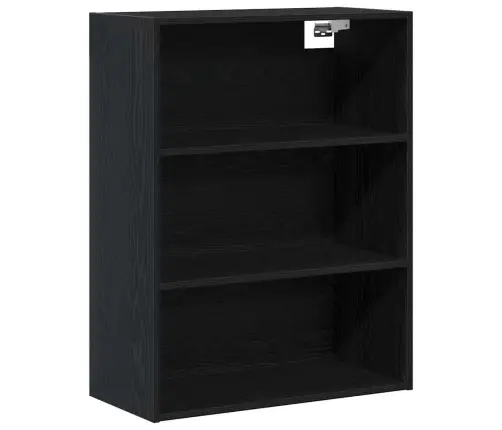 Augstais Skapītis Melnajā Ozolā 69.5X34X180 Cm Inženiertehniskā Koksne Vidaxl