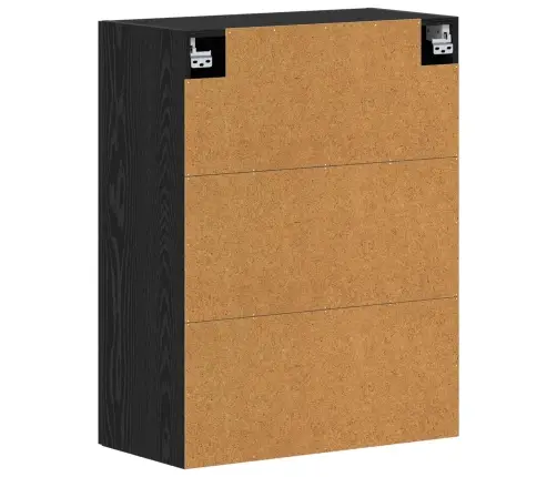 Skapji, 2 Gabali, Melnā Ozolkoka, 69,5X34X180 Cm, Inženierijas Koks Vidaxl