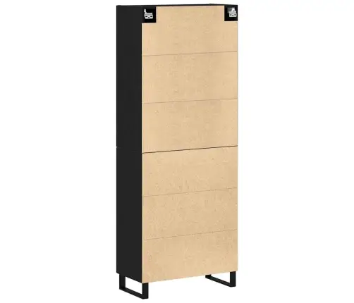 Kõrgushein 2 Pcs Must Tamm 69,5 X 34 X 180 Cm