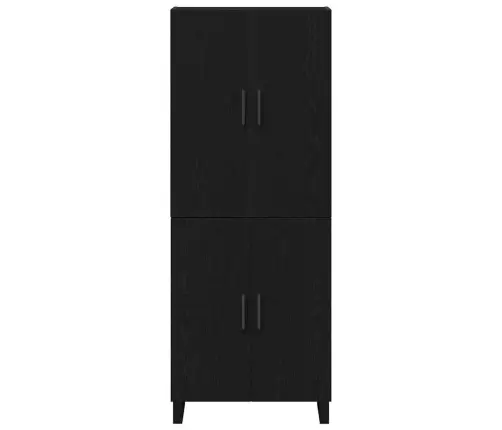 Kõrgushein 2 Pcs Must Tamm 69,5 X 34 X 180 Cm