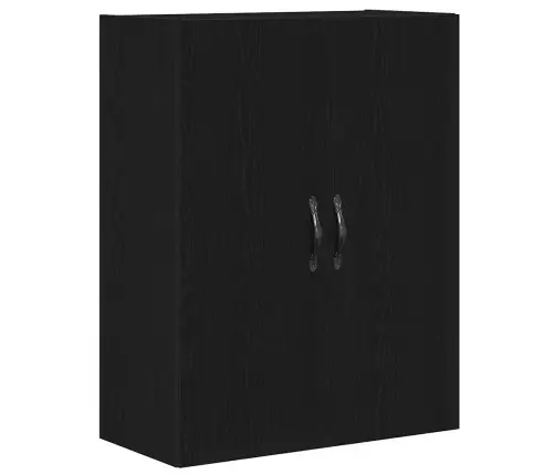 Augstais Skapītis Melna Ozola 69,5X34X180 Cm Inženierijas Koks Vidaxl