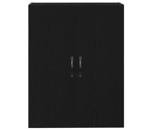 Augstais Skapītis Melna Ozola 69,5X34X180 Cm Inženierijas Koks Vidaxl