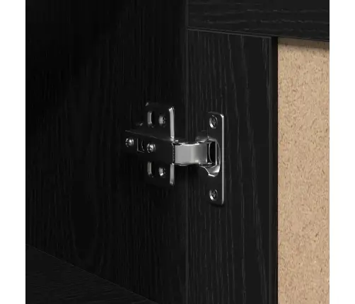 Augstais Galds Melnā Ozolā 69.5X34X180 Cm Inženierijas Koks Vidaxl