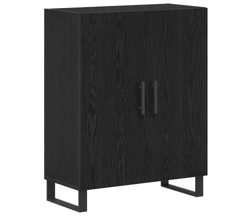 Augstais Galds Melnā Ozolā 69.5X34X180 Cm Inženierijas Koks Vidaxl