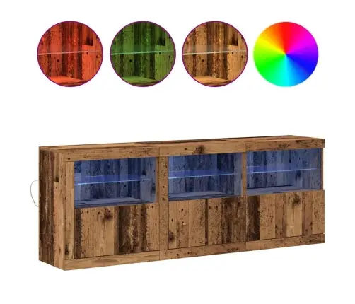 Puse Vecs Koks 181.5 X 37 X 67 Cm Inženierijas Koks Vidaxl