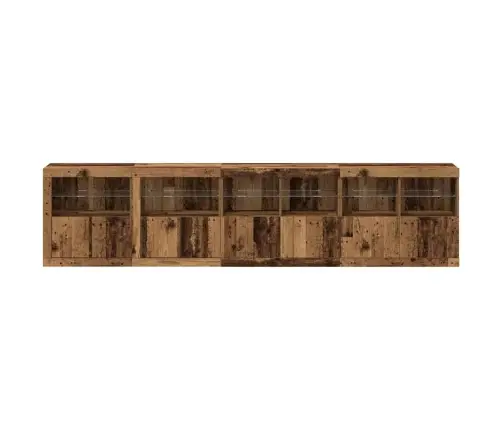 Puse Vecs Koks 283 X 37 X 67 Cm Inženierijas Koks Vidaxl