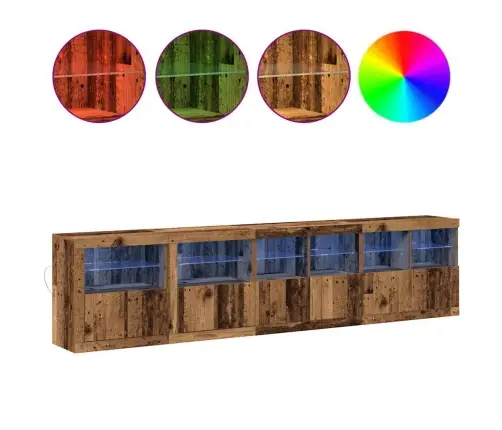 Puse Vecs Koks 283 X 37 X 67 Cm Inženierijas Koks Vidaxl