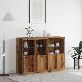 Puse Vecs Koks 142.5 X 37 X 100 Cm Inženierijas Koks Vidaxl
