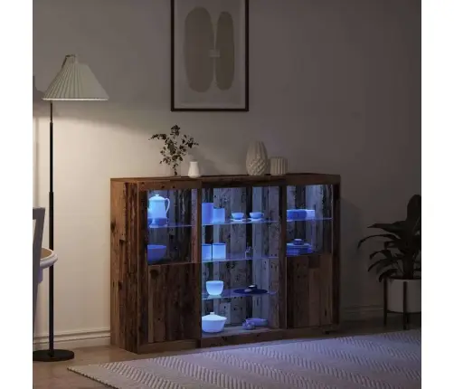 Led Kummuti Vana Puit 142,5 X 37 X 100 Cm Tehispuit