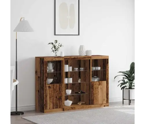 Led Kummuti Vana Puit 142,5 X 37 X 100 Cm Tehispuit