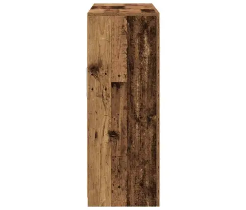 Bufete Ar Led Gaismām Vecs Koks 181.5 X 37 X 100 Cm Inženieru Koks Vidaxl