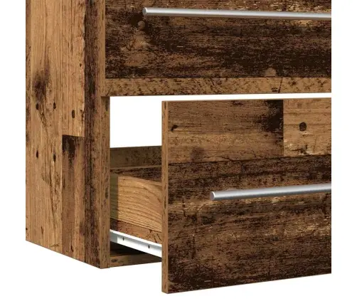 Vannas Istabas Izlietnes Skapītis Vecs Koks 80 X 38.5 X 48 Cm Vidaxl